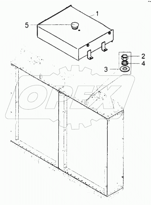  Установка расширительного бачка;Mounting of expansion tank