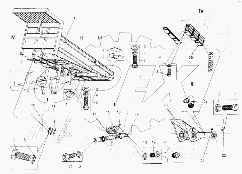  Установка платформы;Mounting of body
