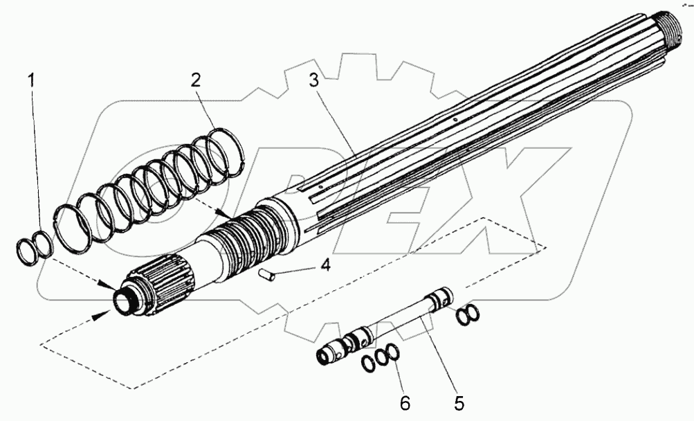  Первичный вал;Main shaft