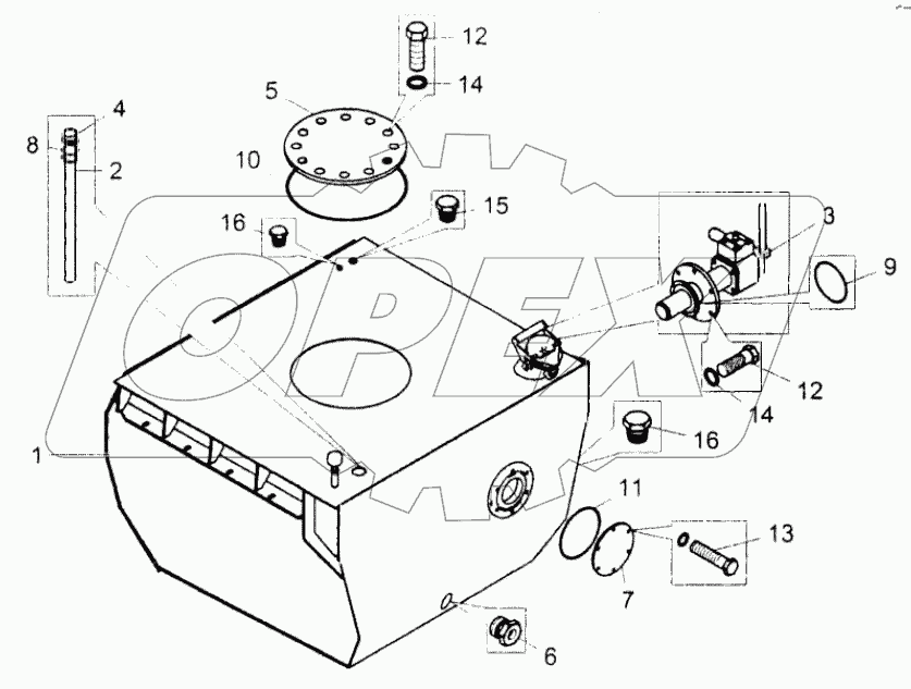  Топливный бак;Fuel tank