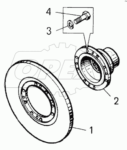  Диск с фланцем;Disk with flange