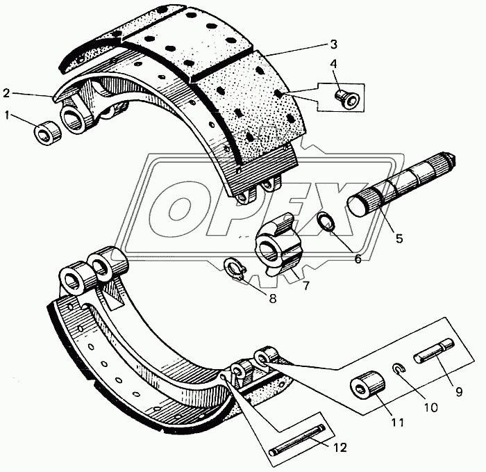 Детали колесного тормоза 2