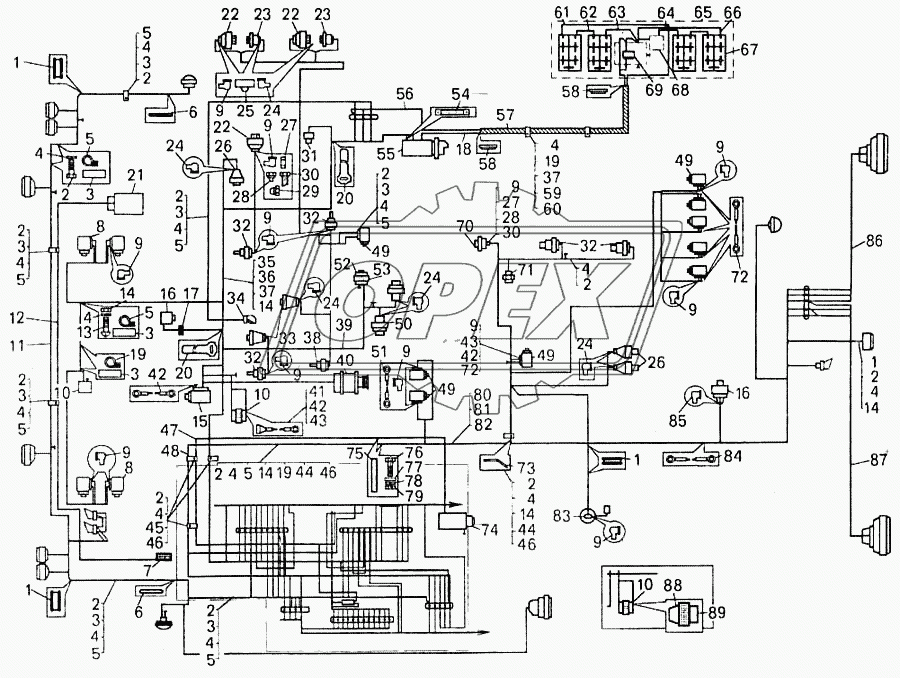 Монтаж электрооборудования на шасси БелАЗ-7547