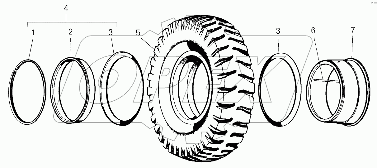  Детали колес;Wheel parts