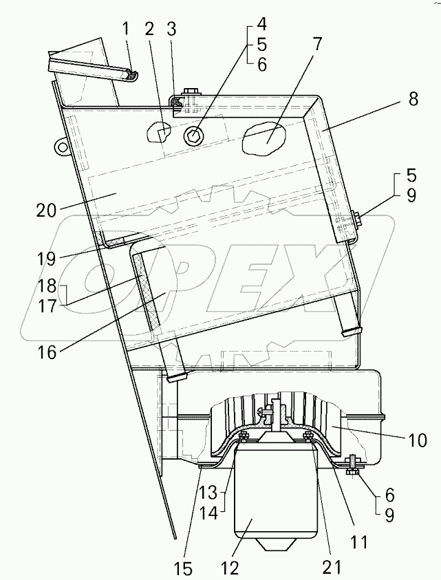  Отопитель кабины;Cabin heater