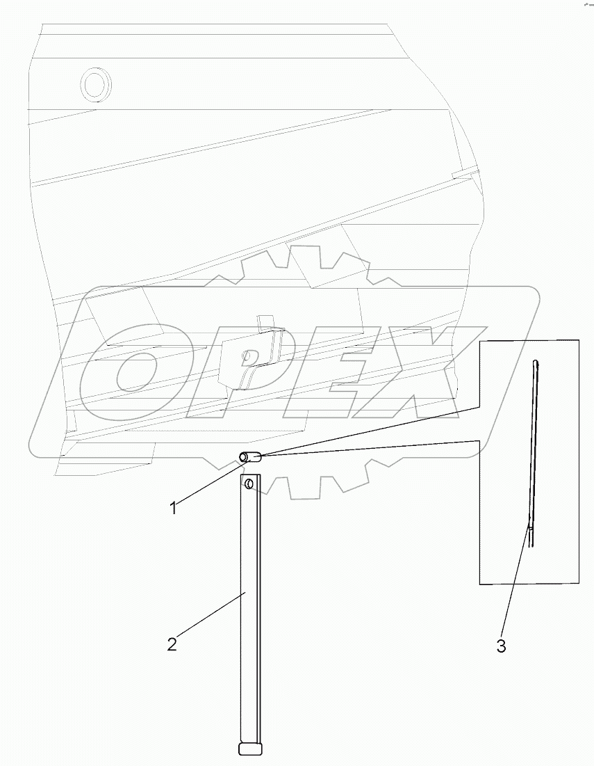  Установка камневыталкивателей;Rock ejectors