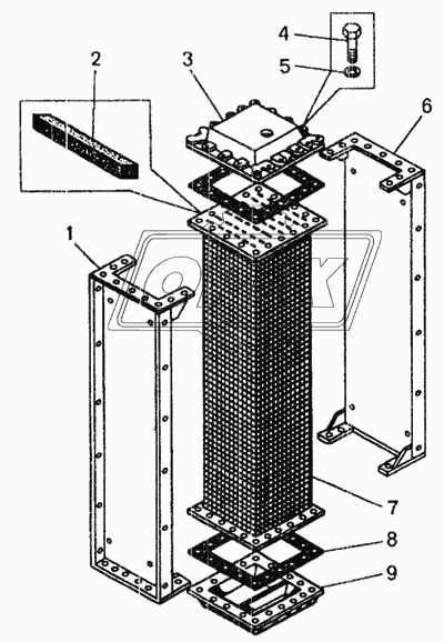 Радиатор (ширина 200 мм) (4.6)