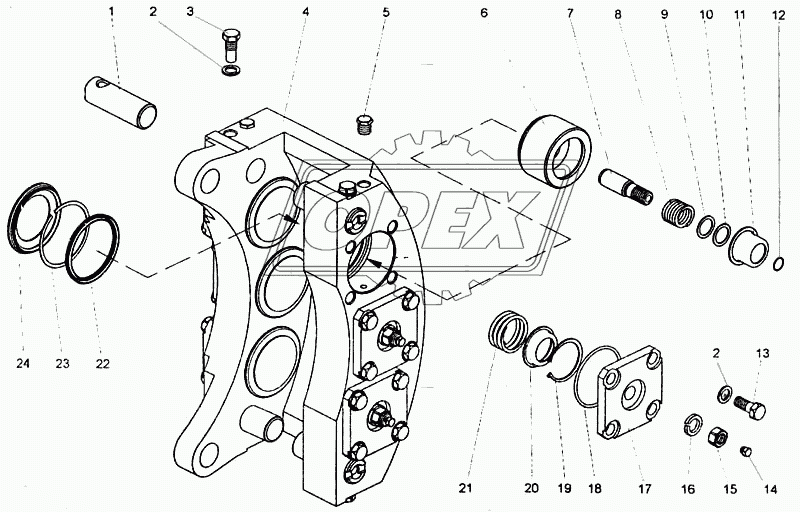 Корпус тормоза