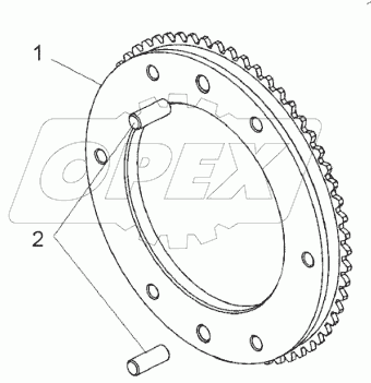  Диск нажимной (7548-1711424);Disk compression
