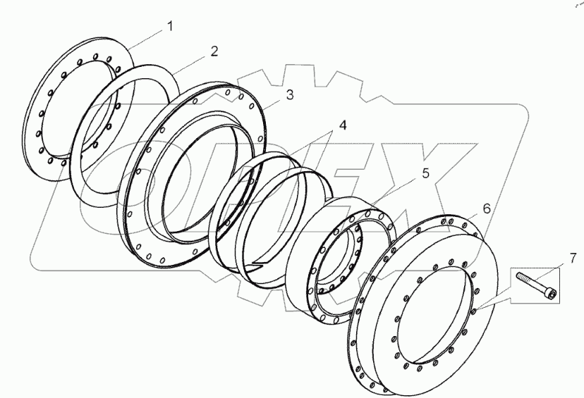  Муфта упругая (7547-2208013-02);Elastic coupling