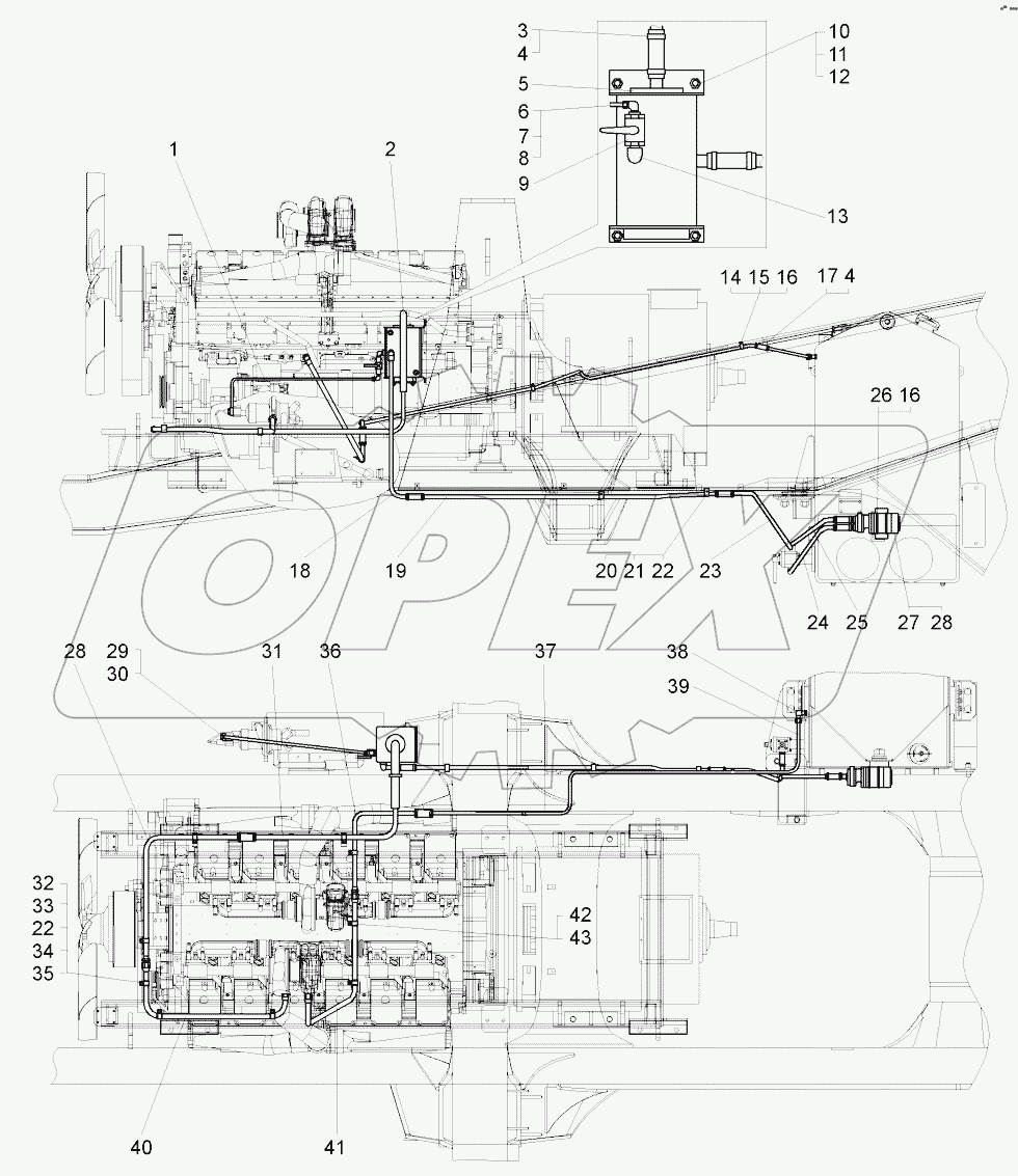  Топливные трубопроводы (75583-1100006);Fuel pipelines