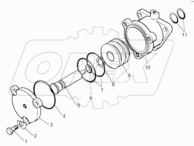  Пневмопереключатель (549Б-1310300);Pneumatic switch
