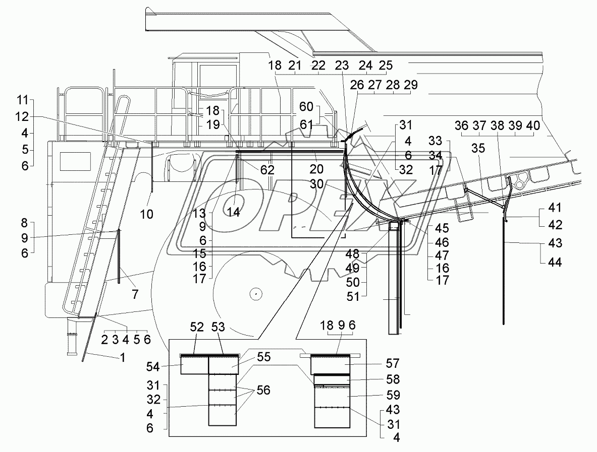 Установка брызговиков 75600-8511002