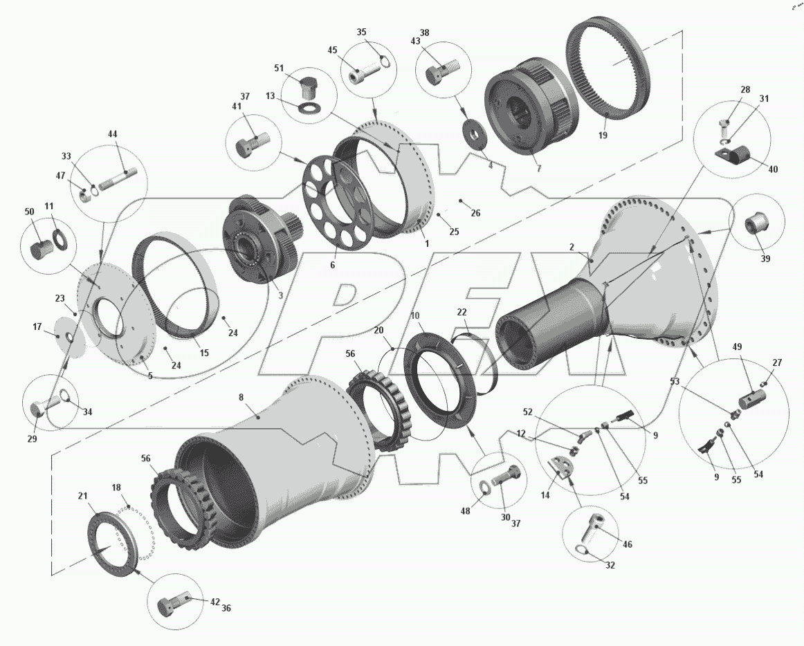  Редуктор мотор-колеса 75603-2405010