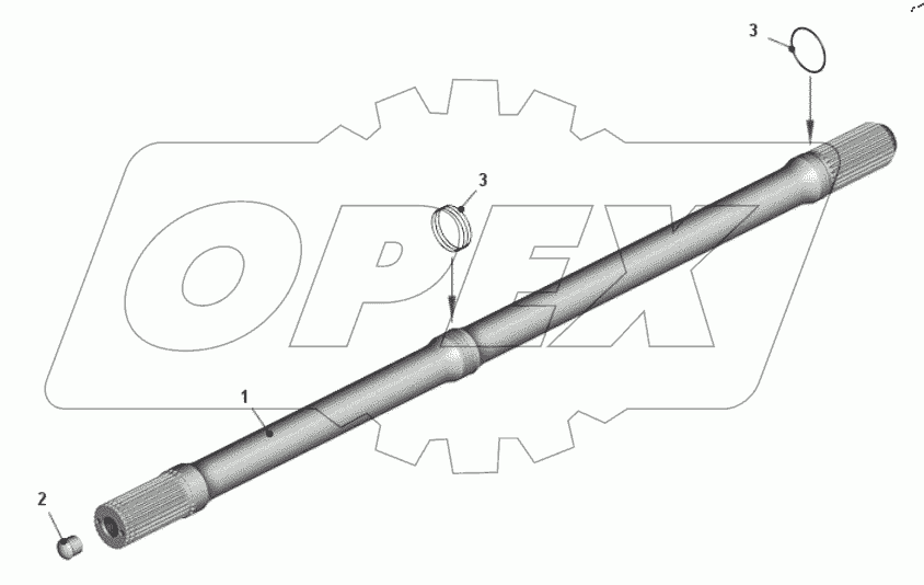  Вал торсионный 75603-2405524-01
