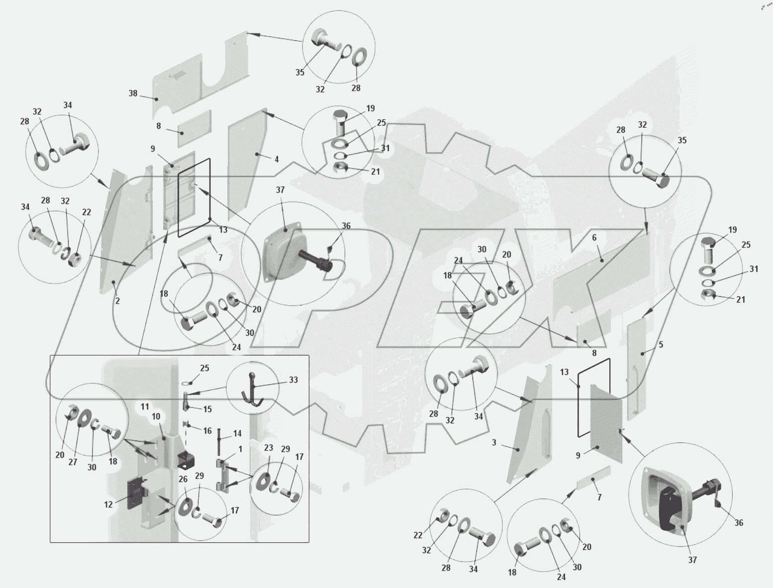  Установка брызговиков 75602-280200
