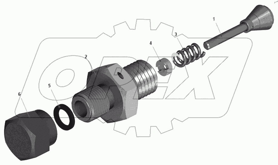  Клапан заправочный 540-2917360-01