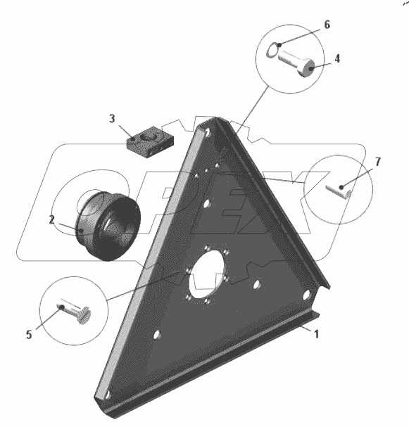  Фланец 75603-3841008