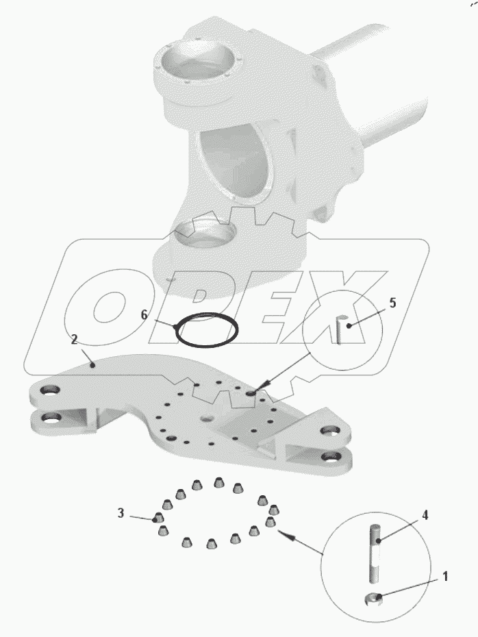  Кулак поворотный 75601-3001013