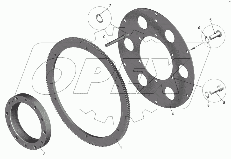  Кольцо 75603-3841025