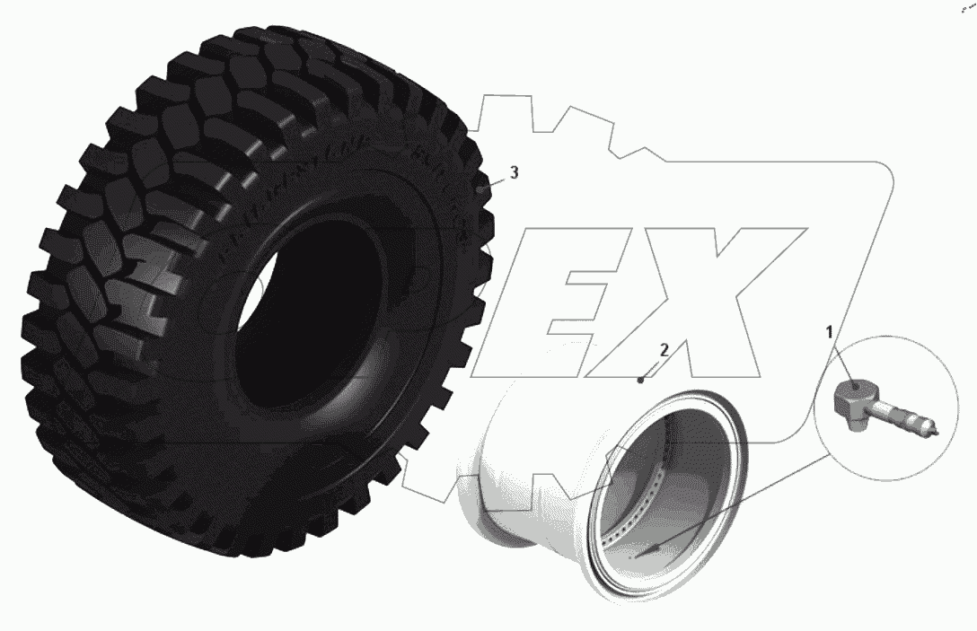  Колесо и шина 75600-3101011-11