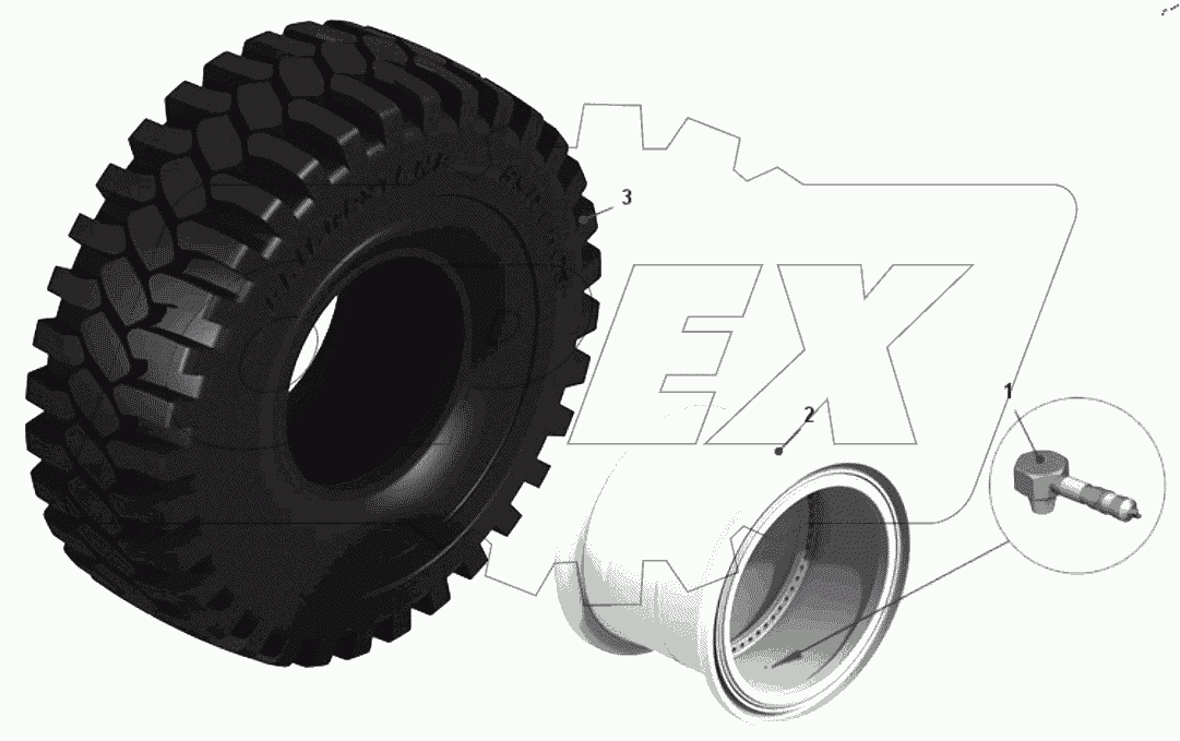  Колесо и шина 75600-3101011-10