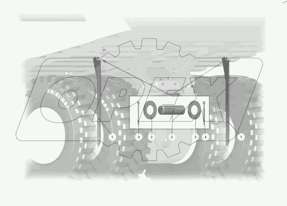  Установка камневыталкивателей 75600-3111001