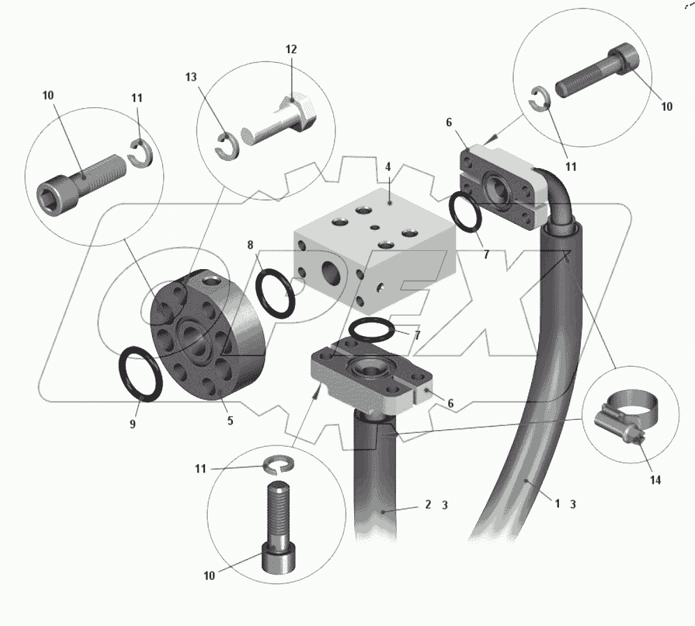 Установка рулевого управления Вид 5