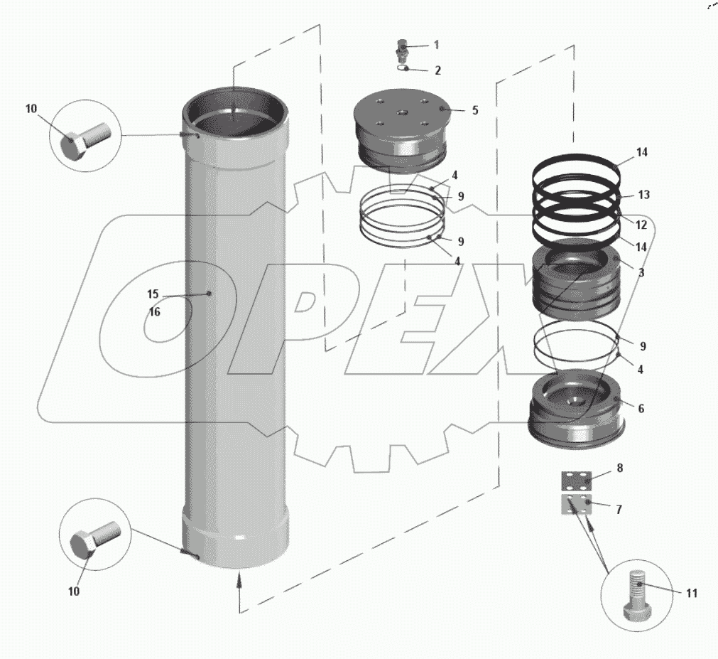  Пневмогидроаккумулятор 75600-3415010-01