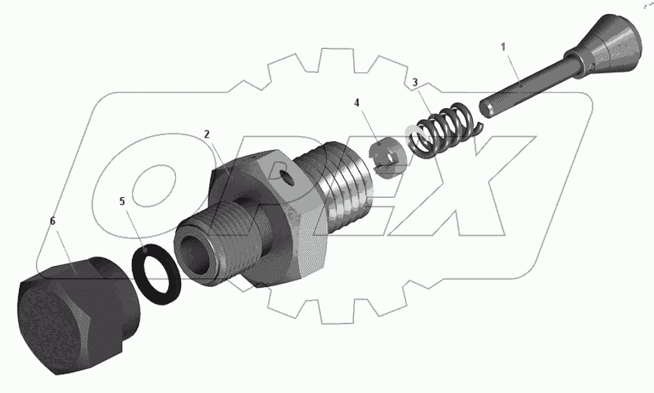  Клапан заправочный 540-2917360-01