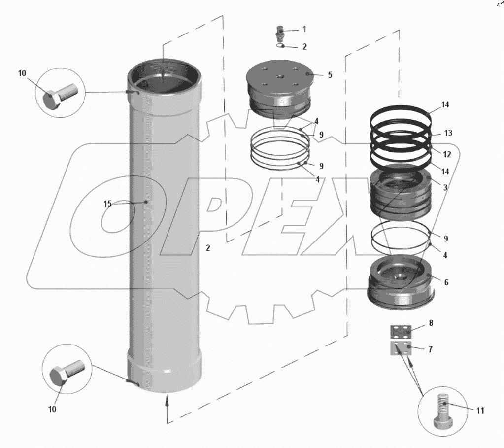  Пневмогидроаккумулятор 75131-3415010