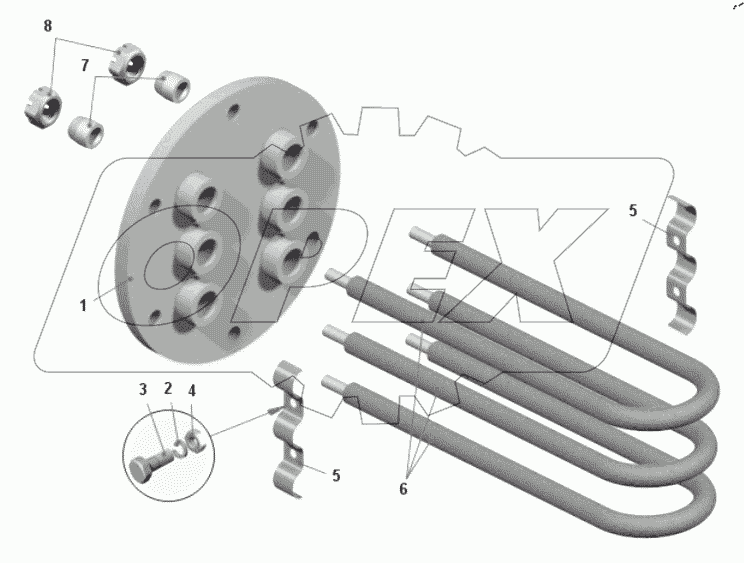  Электронагреватель 7509-1018975