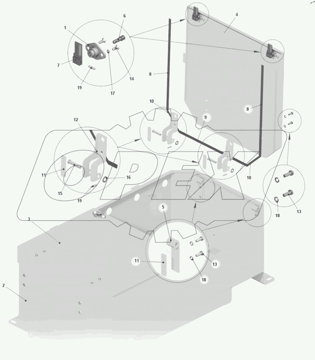  Ящик аккумуляторных батарей 75603-3748010