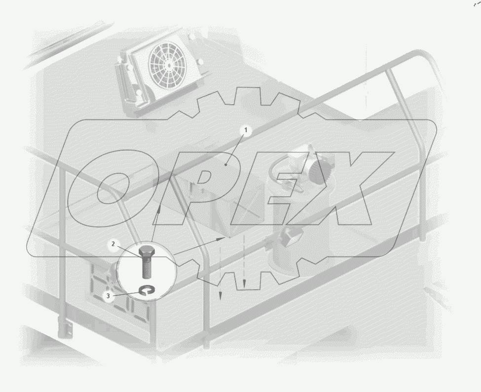  Установка инструментального ящика 75600-3919005