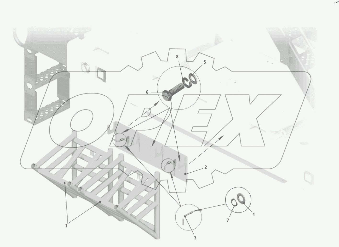  Установка противооткатных упоров 75603-3927002-10