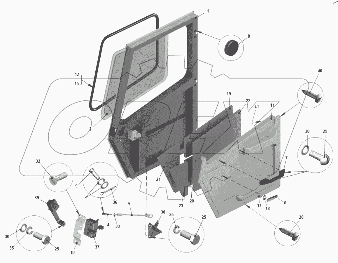  Дверь 7555B-6100010-31