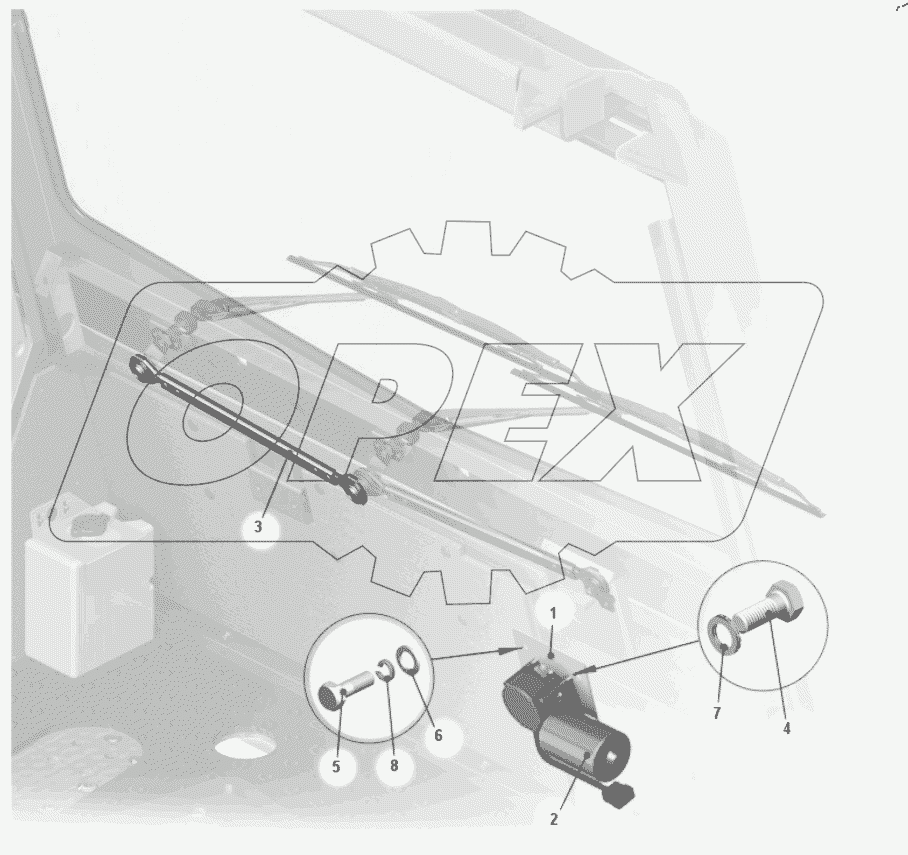  Стеклоочиститель лобового стекла