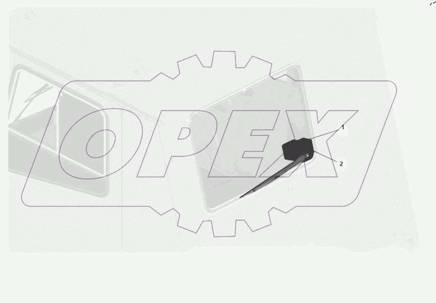  Стеклоочиститель заднего стекла