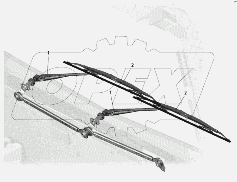  Стеклоочиститель лобового стекла