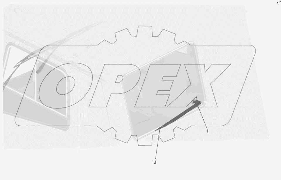  Стеклоочиститель заднего стекла