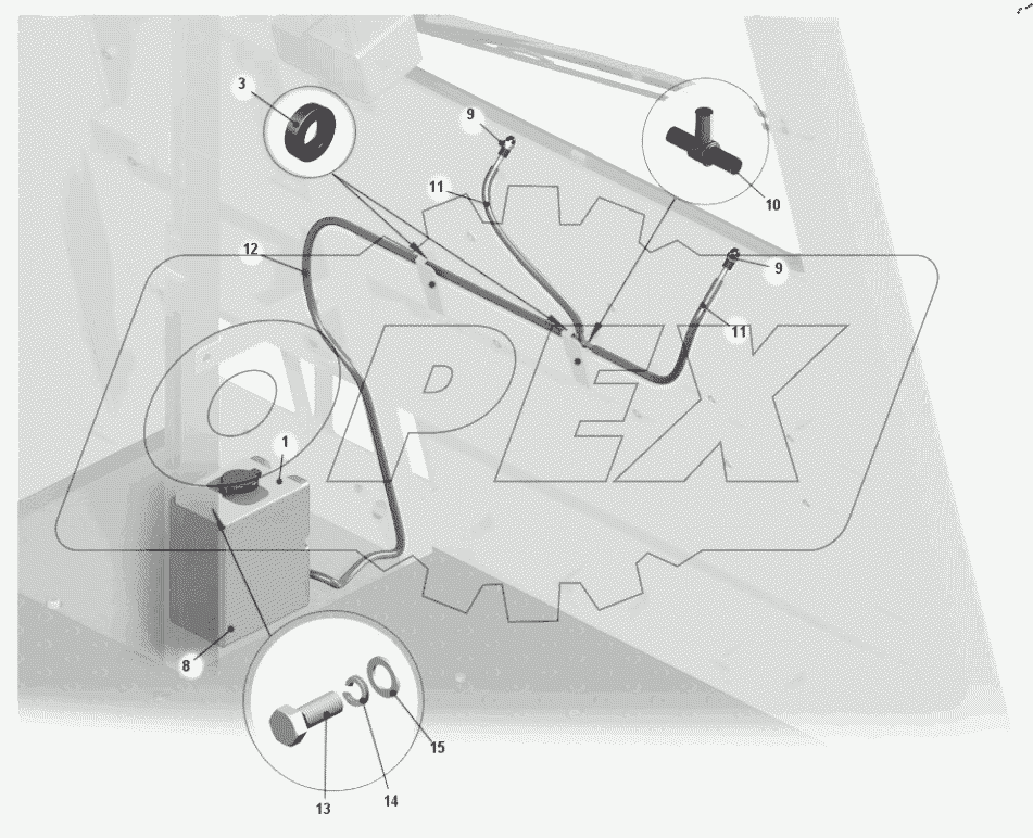  Стеклоомыватели заднего стекла