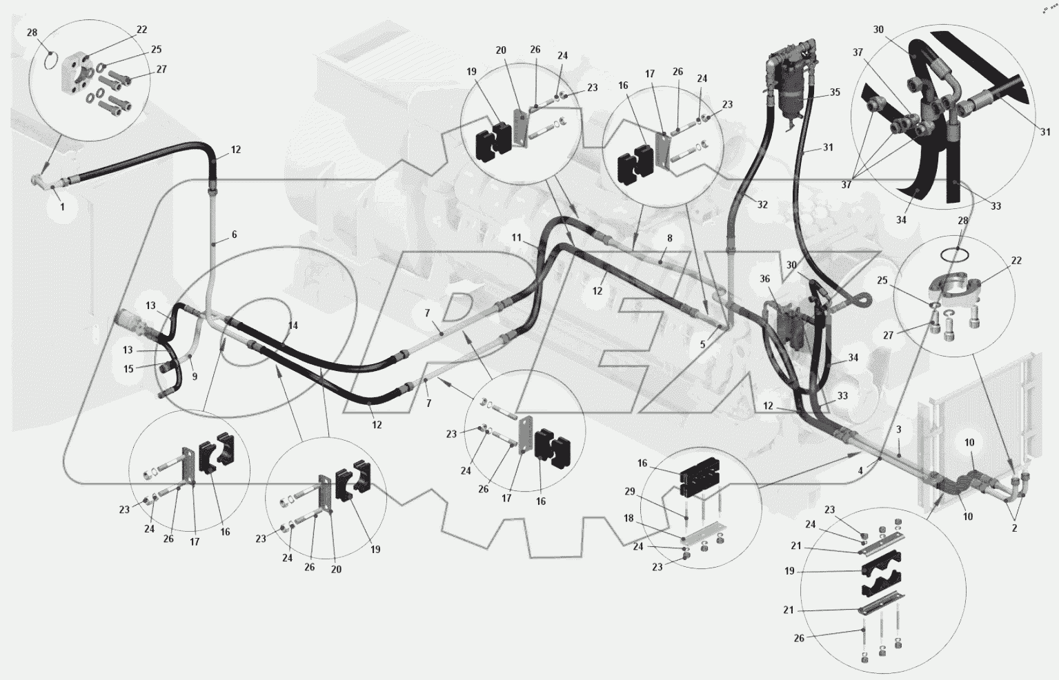  Трубопроводы системы питания топливом
