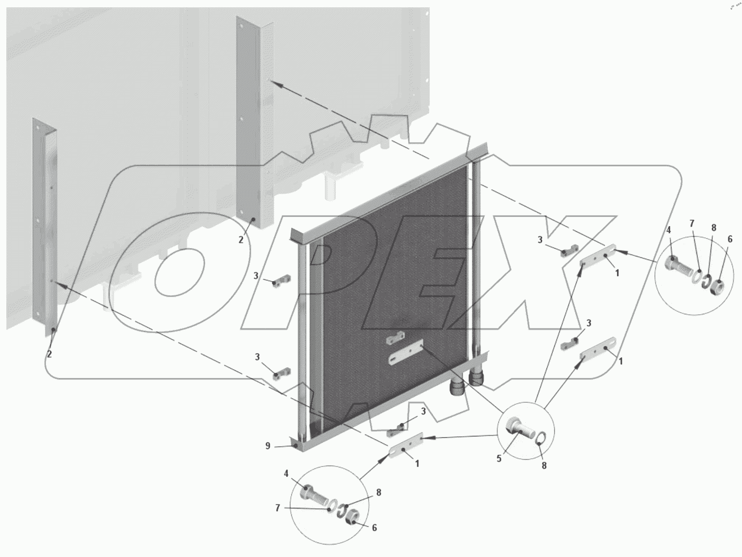  Установка охладителя топлива