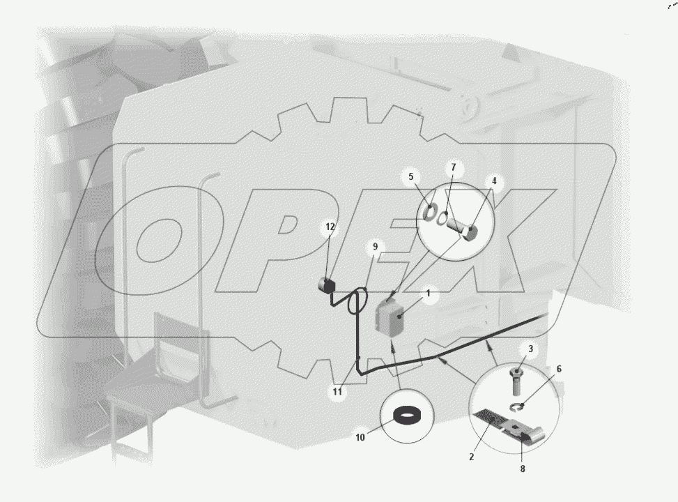  Установка датчика уровня топлива