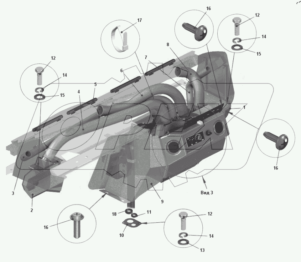  Установка обдува стекла