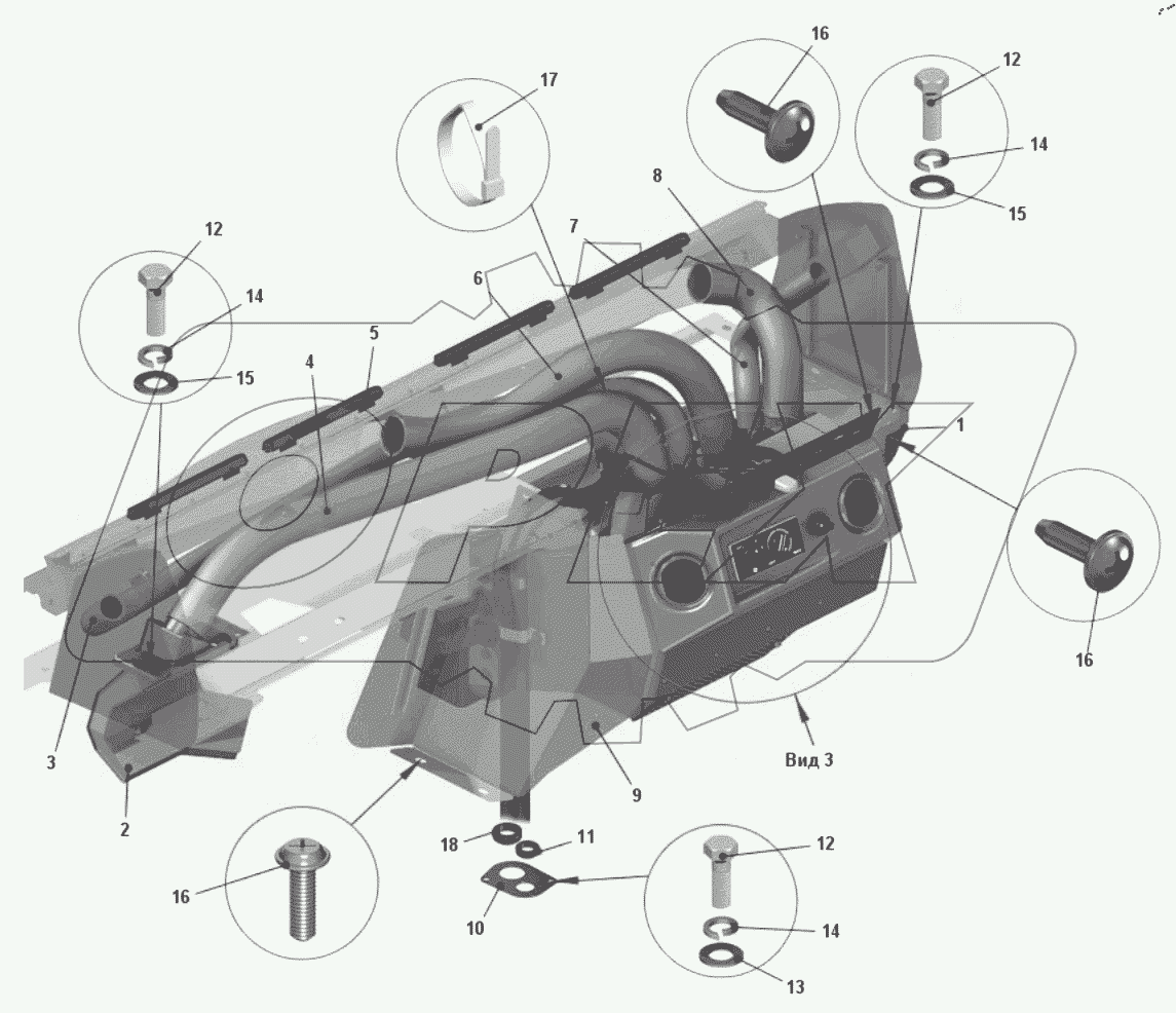  Установка обдува стекла