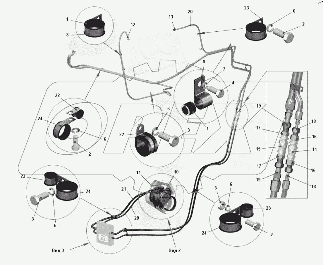  Установка трубопроводов кондиционера