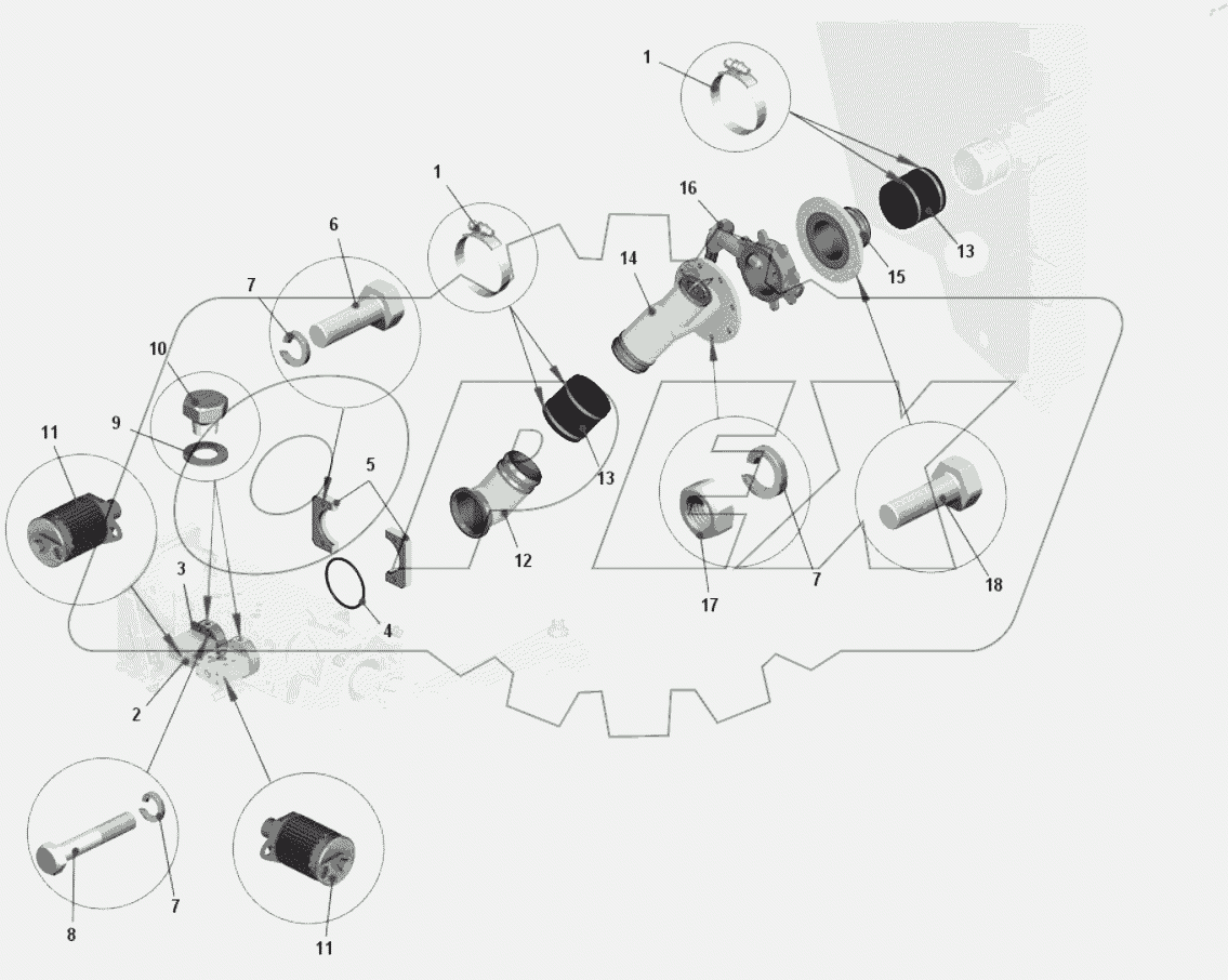  Установка всасывающего трубопровода