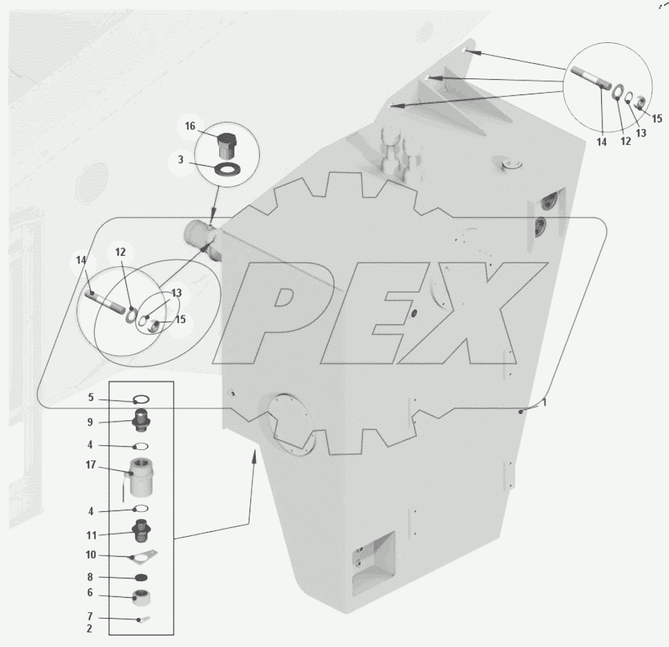  Установка маслянного бака 75602-8600034-20