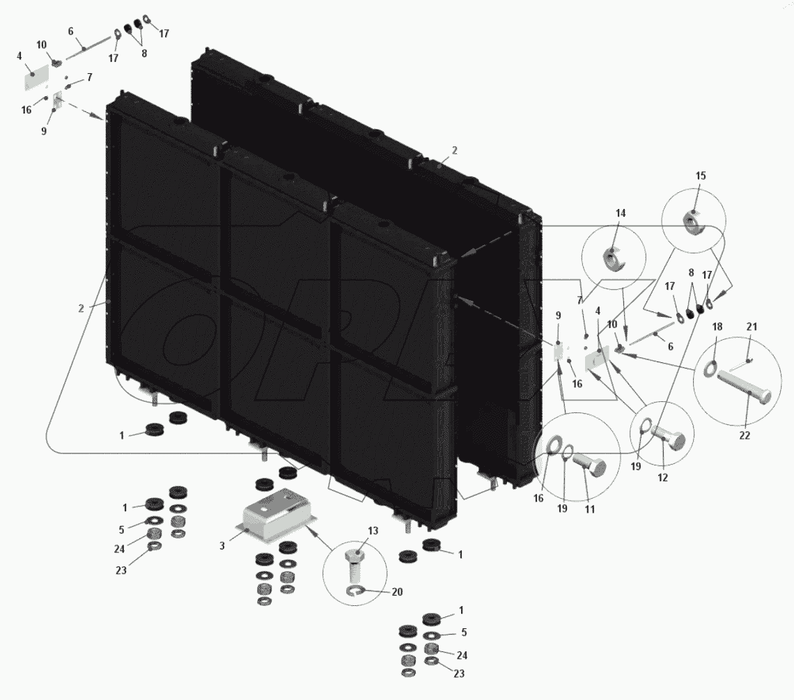  Установка радиаторов